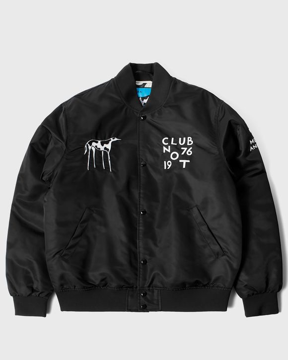 Club not 1976 satin bomber jacket