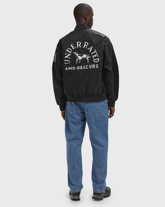 Club not 1976 satin bomber jacket