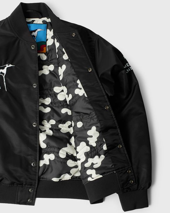 Club not 1976 satin bomber jacket
