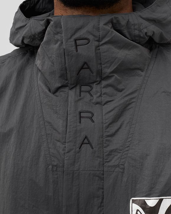 distorted logo jacket