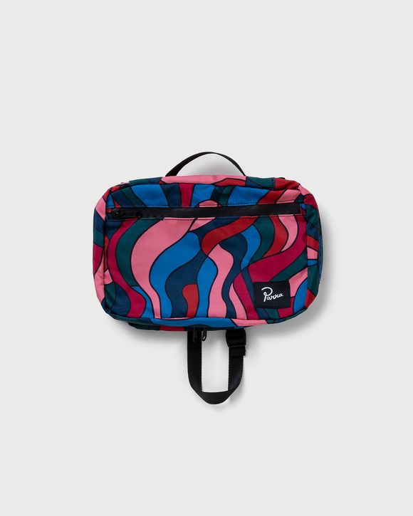 distorted waves toiletry bag
