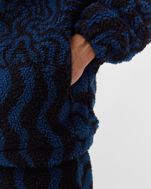 duo gem stone sherpa fleece jacket
