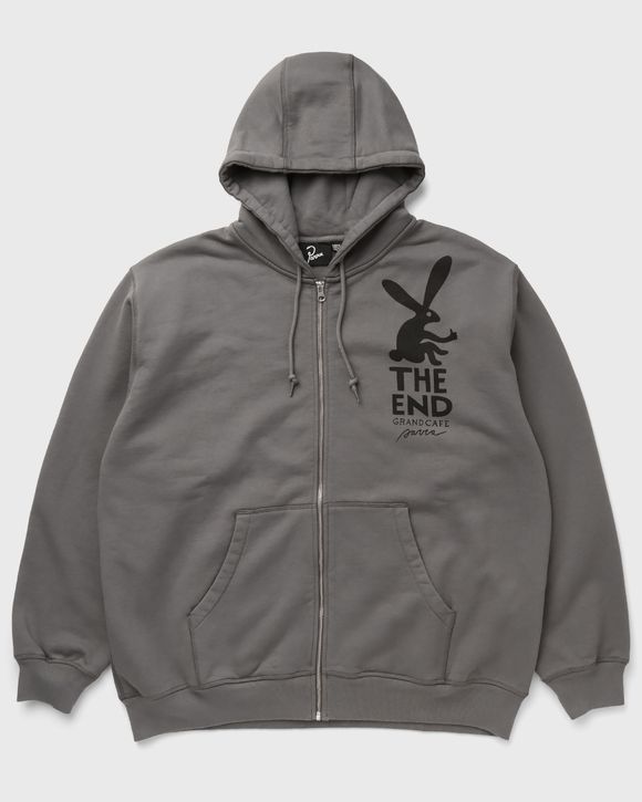 END THE BUNNY ZIP HOODED SWEATSHIRT