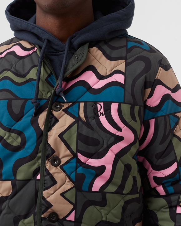 Gem Stone Pattern Quilted Jacket