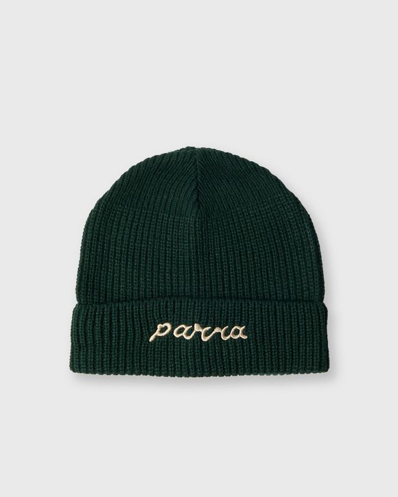 Lowercase script logo beanie