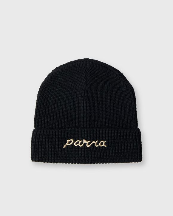 Lowercase script logo beanie