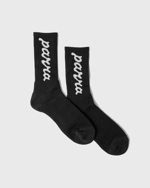 Lowercase scriptlogo crew socks