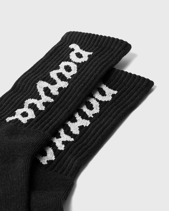 Lowercase scriptlogo crew socks