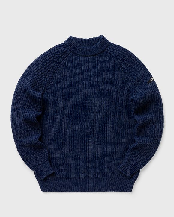 mirrored flag logo knitted pullover