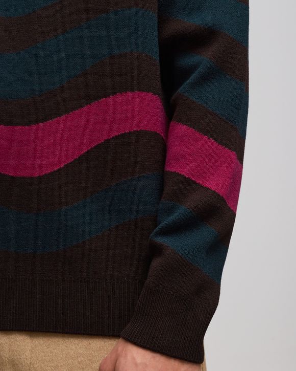 one weird wave knitted pullover