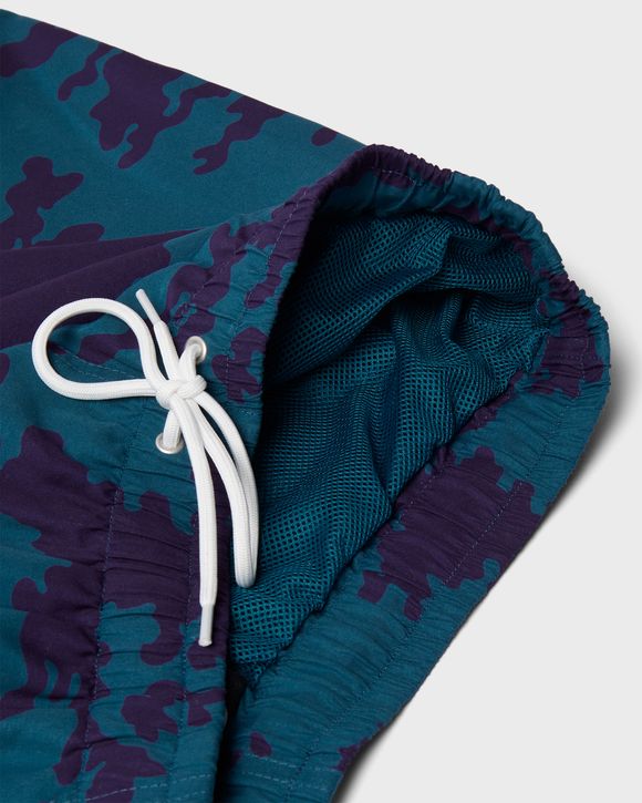 Purple camo man swim shorts