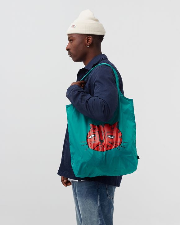 sad cat tote bag