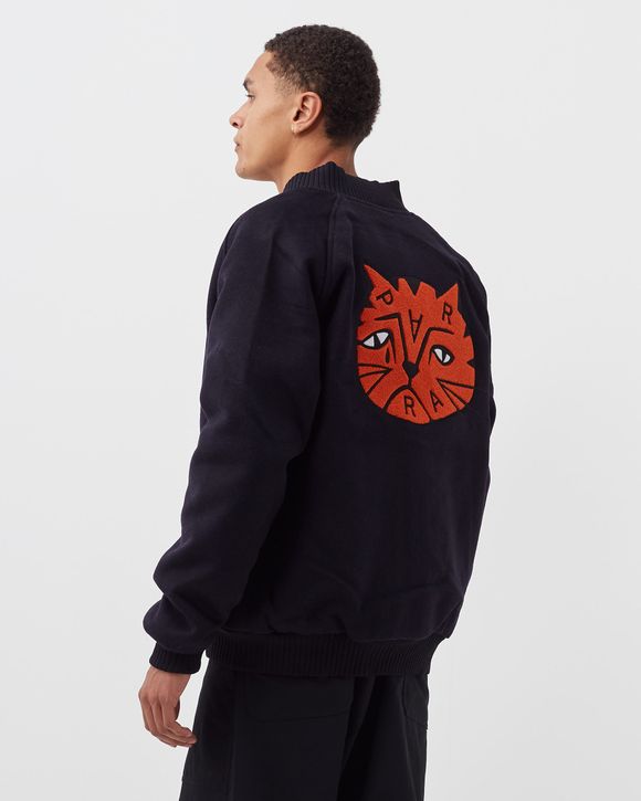 sad pencil wool varsity jacket