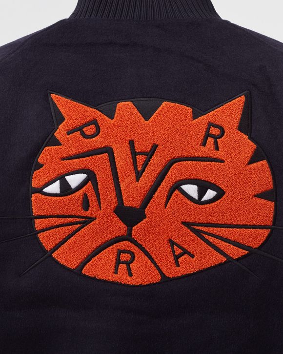 sad pencil wool varsity jacket
