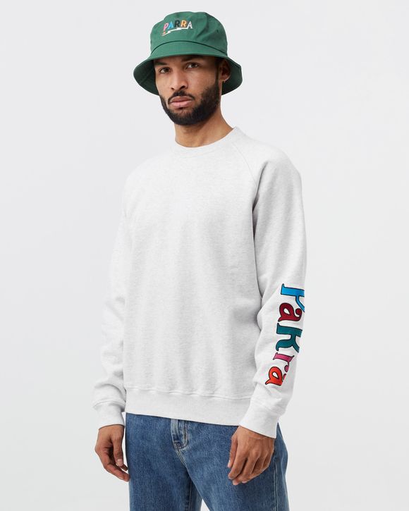 SERIF LOGO CREW NECK SWEATSHIRT