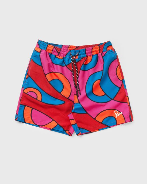 serpent pattern swimshorts