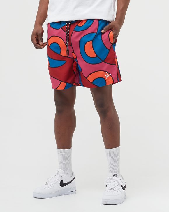 serpent pattern swimshorts
