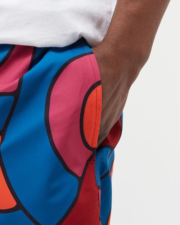 serpent pattern swimshorts