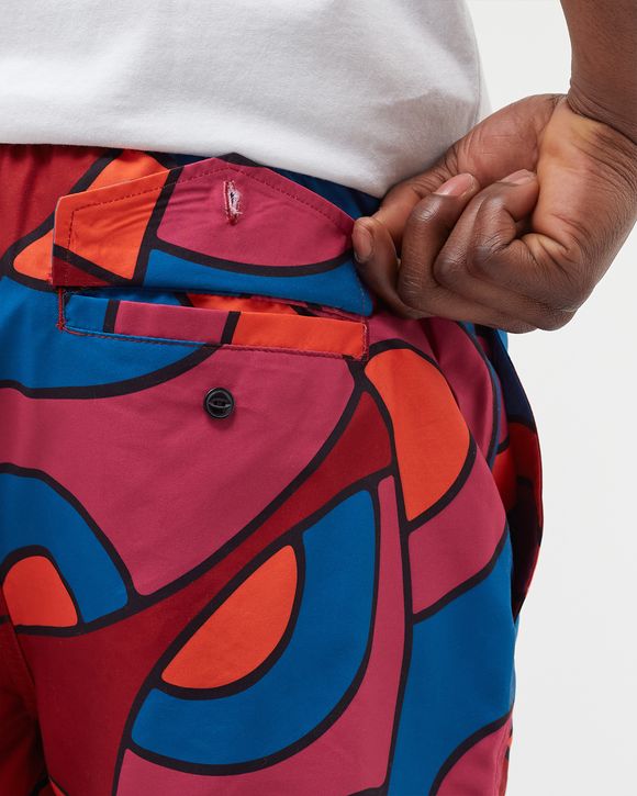 serpent pattern swimshorts