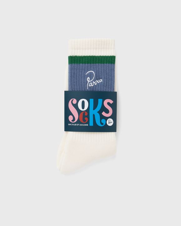SIGNATURE STRIPED CREW SOCKS