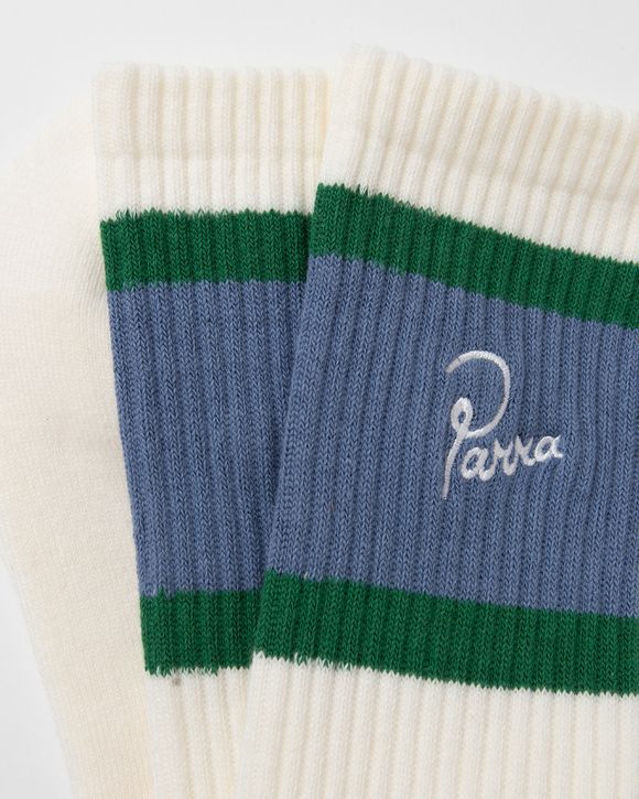 SIGNATURE STRIPED CREW SOCKS