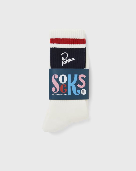 SIGNATURE STRIPED CREW SOCKS
