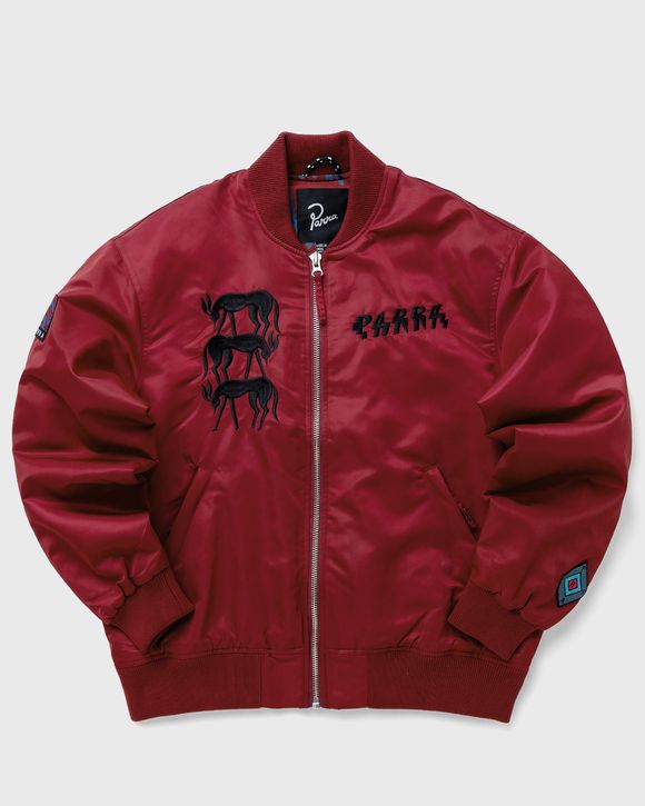 Stacked Pets Varsity Jacket