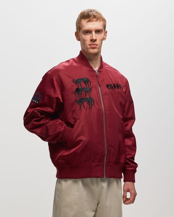 Stacked Pets Varsity Jacket