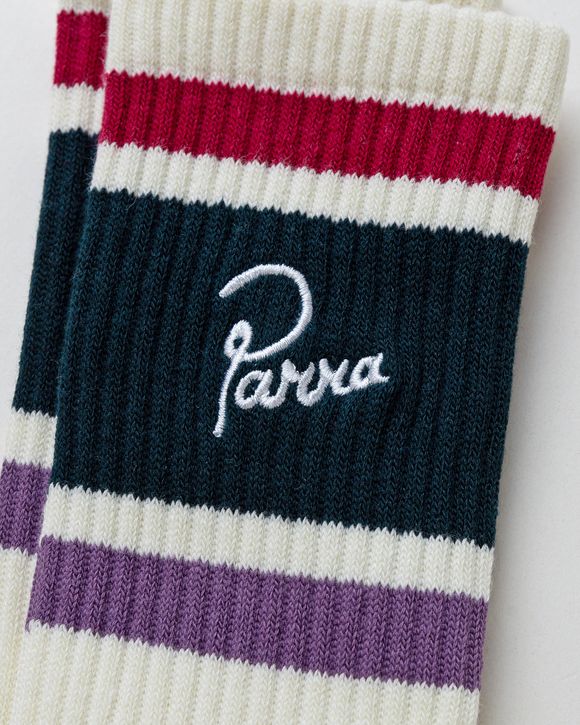 striper logo crew socks