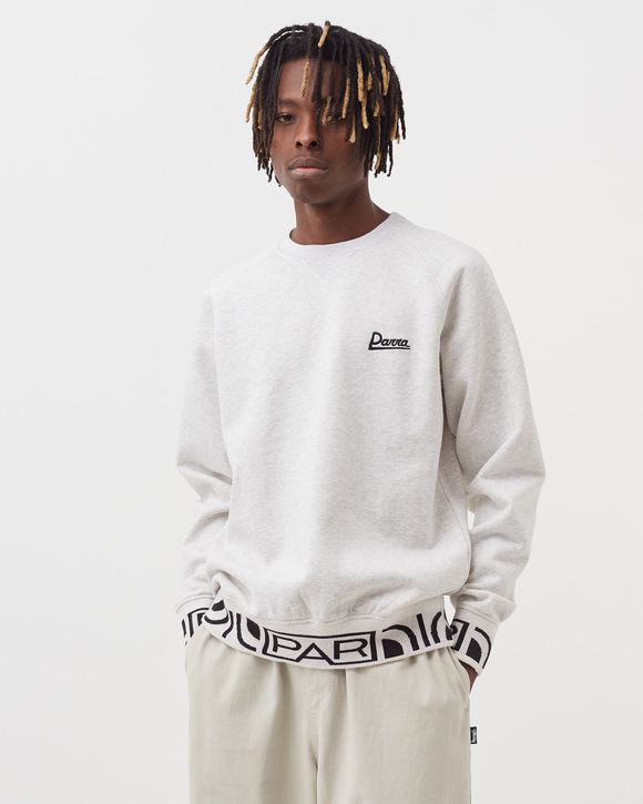 tape cuffs crewneck sweatshirt