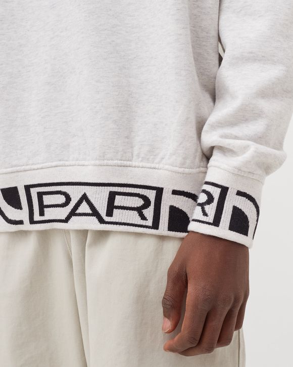 tape cuffs crewneck sweatshirt