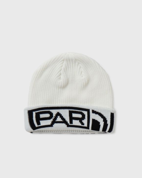 tape logo beanie