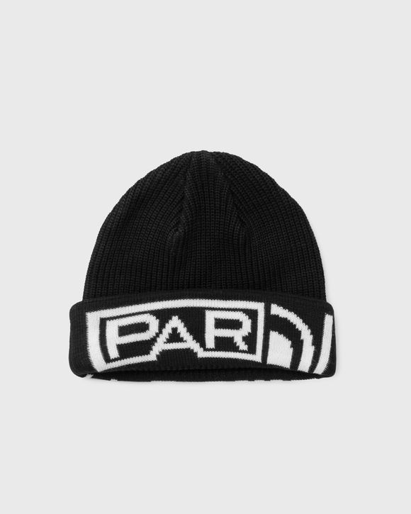 tape logo beanie
