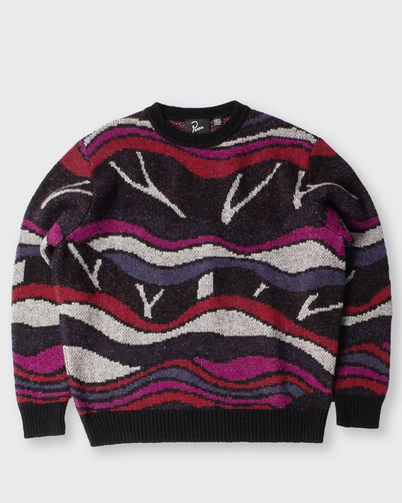 Trunks of trees knitted pullover