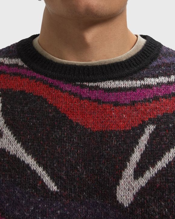 Trunks of trees knitted pullover