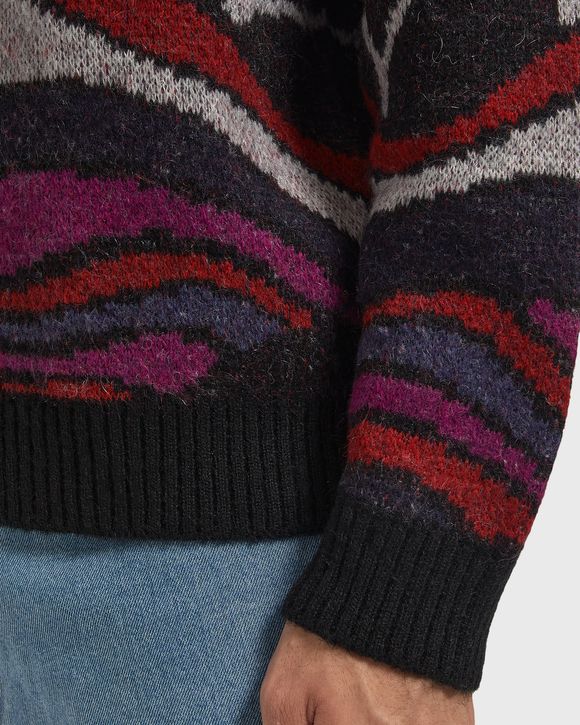Trunks of trees knitted pullover
