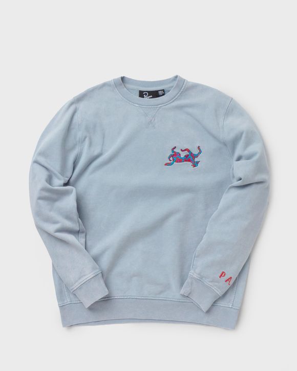 upside dog race crew neck sweatshirt