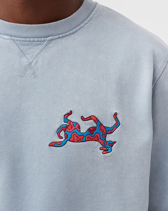 upside dog race crew neck sweatshirt