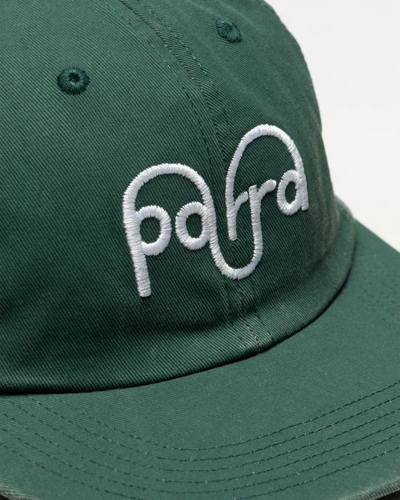 weird logo 6 panel hat