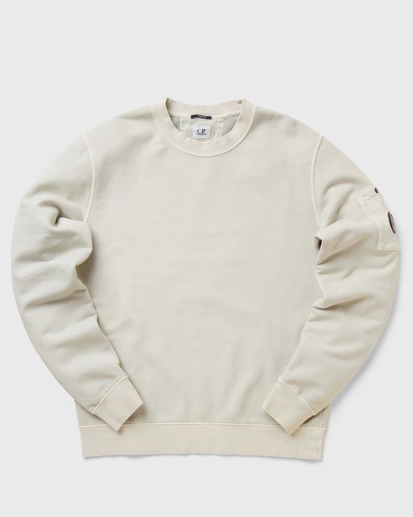 BRUSHED AND EMERIZED DIAGONAL FLEECE SWEATSHIRT