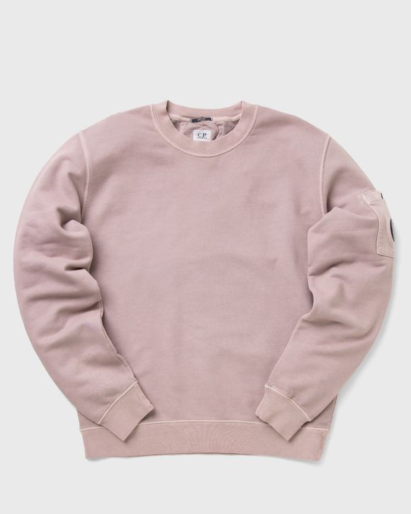BRUSHED AND EMERIZED DIAGONAL FLEECE SWEATSHIRT