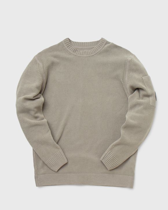 CHENILLE COTTON CREW NECK KNIT
