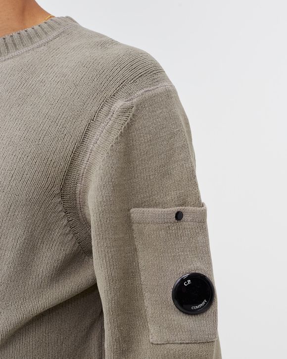 CHENILLE COTTON CREW NECK KNIT