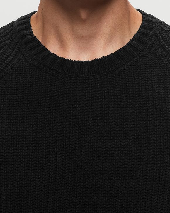 Chenille Cotton Crew Neck Knit