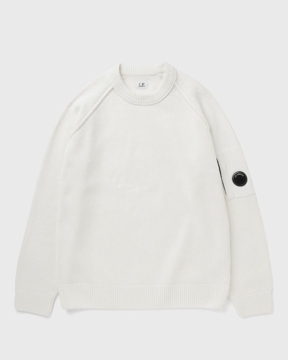 CHENILLE COTTON CREWNECK LENS SWEATER