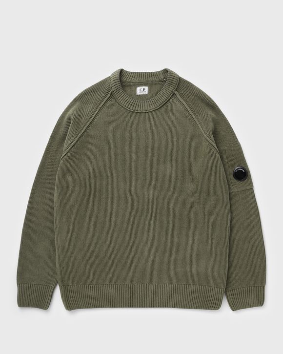 CHENILLE COTTON CREWNECK LENS SWEATER