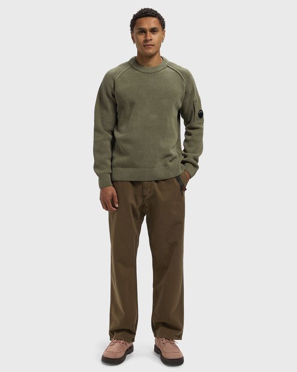 CHENILLE COTTON CREWNECK LENS SWEATER