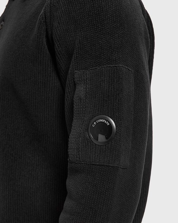 CHENILLE COTTON POLO SWEATER