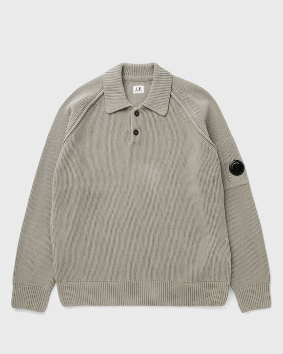 CHENILLE COTTON POLO SWEATER