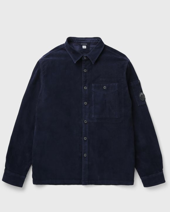 CORDUROY LONG SLEEVE BUTTON LENS SHIRT